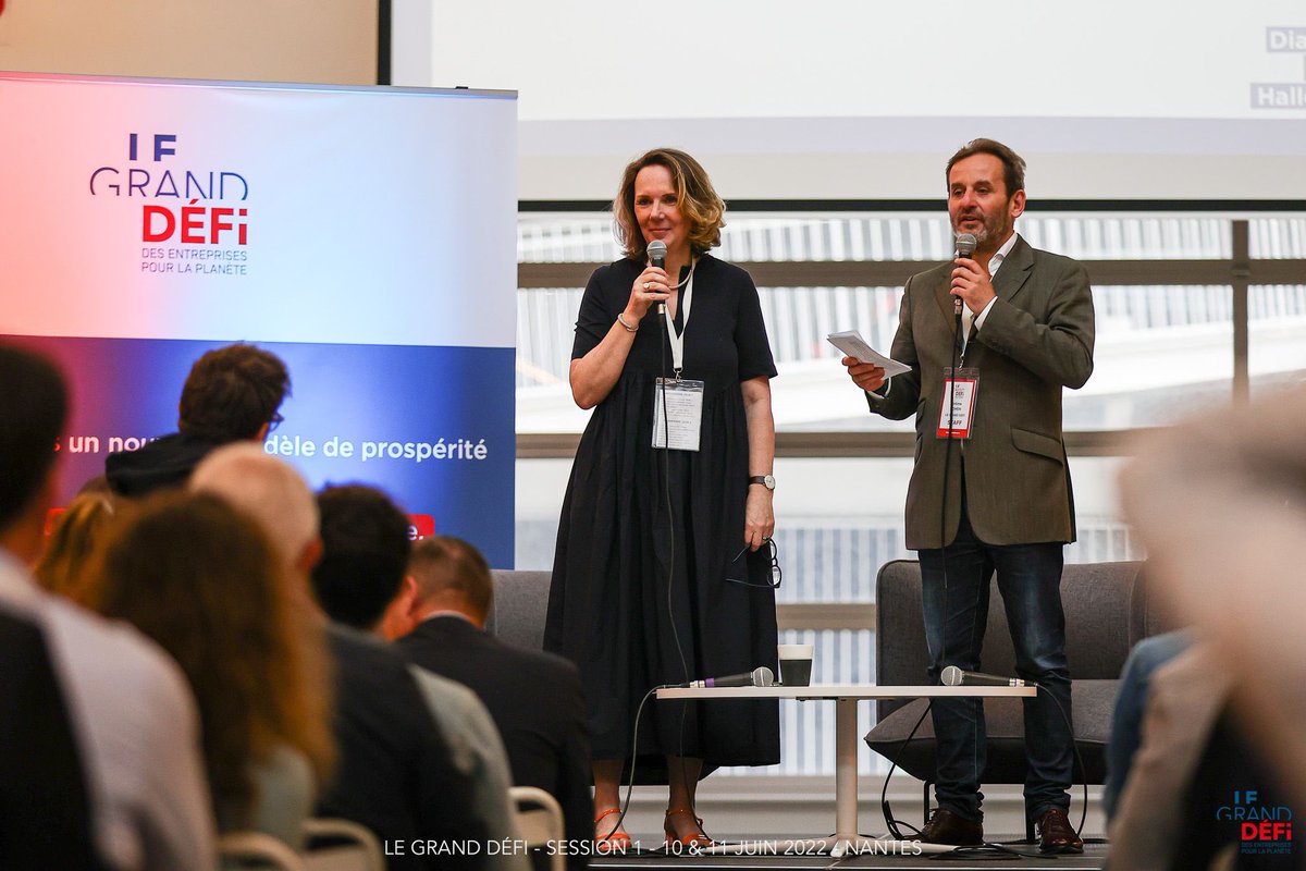 jejcohen's tweet photo. Lancement du @Le_Grand_Defi ce matin à Nantes avec Virginie Raisson-Victor. 7 mois pour imaginer ensemble un modèle économique qui prenne en compte les crises écologiques et nos limites planétaires. Heureux de voir l’aboutissement de notre travail d’un an et demi. #granddefi https://t.co/ielKowCJXQ