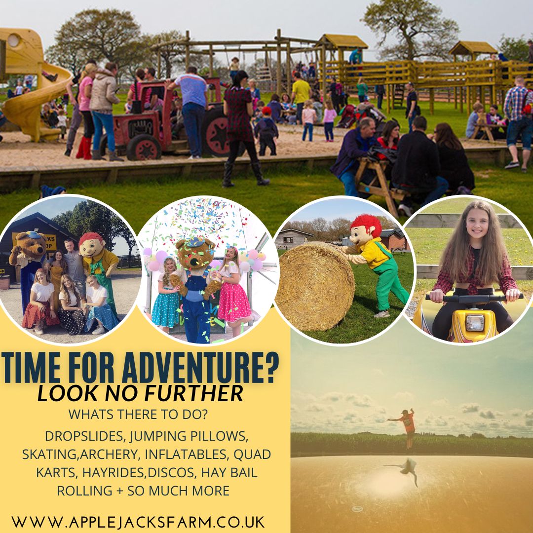 applejacksfarm's tweet photo. 🌴𝐑𝐄𝐀𝐃𝐘 𝐅𝐎𝐑 𝐀 𝐀𝐃𝐕𝐄𝐍𝐓𝐔𝐑𝐄🌴

We have so much on to offer you and what better way to spend your weekend!❤️
BOOK YOUR TICKETS FOR THIS WEEKEND NOW FOR CHEAPER DEALS😍🎉

https://t.co/LDOd7kzo05 https://t.co/boqjrlESE6