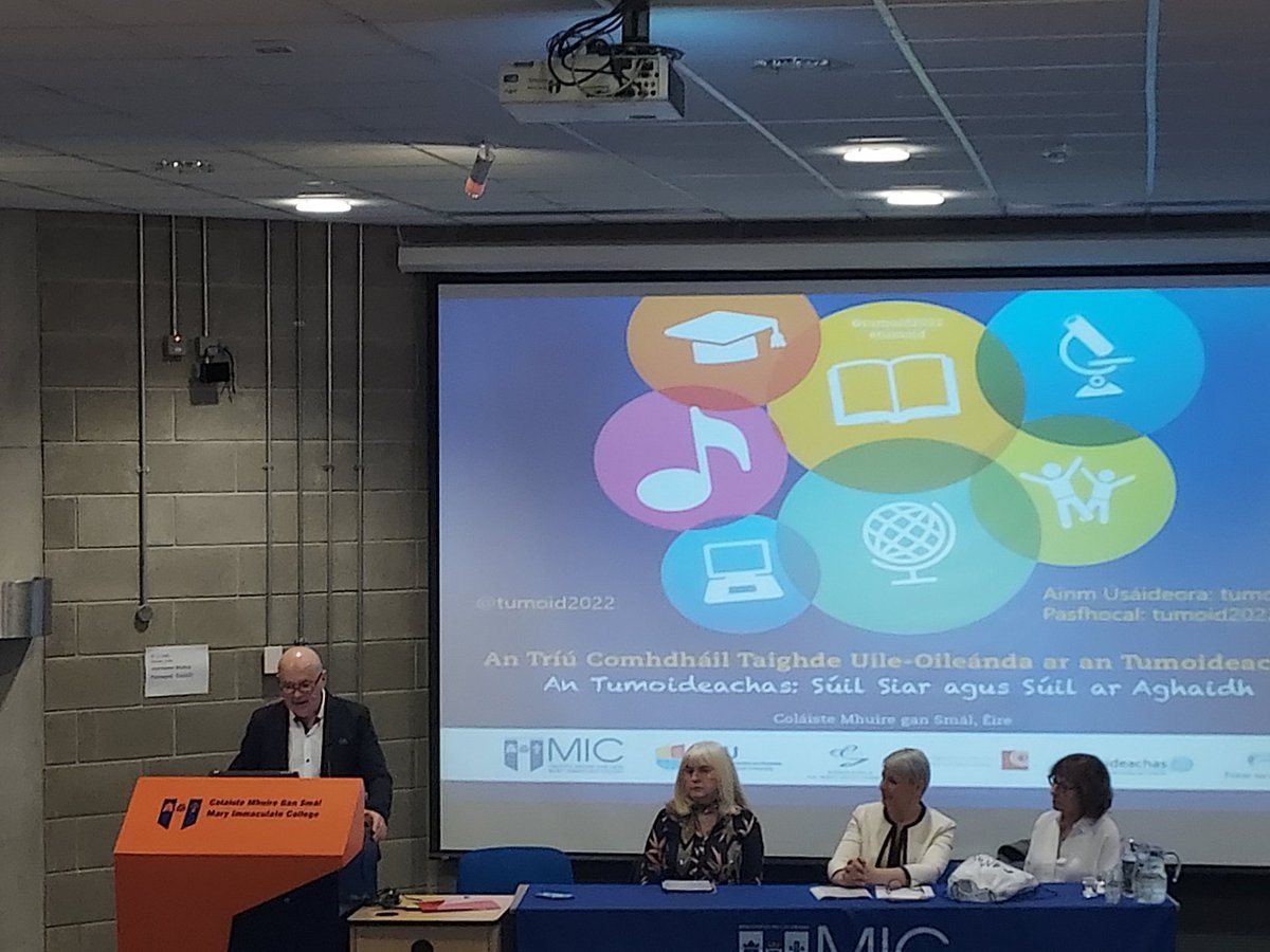 Ev (@evniraghaill_ev) on Twitter photo Is mór an t-údar bróid dom a bheith páirteach i gComhdháil <a href="/tumoid2022/">An Tumoideachas: Súil Siar & Súil ar Aghaidh</a> i mbliana. Téis dom éisteacht go fonnmhar le comhghleacaithe roinnt saibhris, roinnfidh mé mo thorthaí taighde <a href="/MOidMIC/">Gaeilge i nDámh an Oideachais CMgS</a> faoi Riail na Gaeilge agus faoin bpleanáil teanga ag leibhéal na hiar-bhunscoile. Is mór an t-údar bróid dom a bheith páirteach i gComhdháil <a href="/tumoid2022/">An Tumoideachas: Súil Siar & Súil ar Aghaidh</a> i mbliana. Téis dom éisteacht go fonnmhar le comhghleacaithe roinnt saibhris, roinnfidh mé mo thorthaí taighde <a href="/MOidMIC/">Gaeilge i nDámh an Oideachais CMgS</a> faoi Riail na Gaeilge agus faoin bpleanáil teanga ag leibhéal na hiar-bhunscoile.