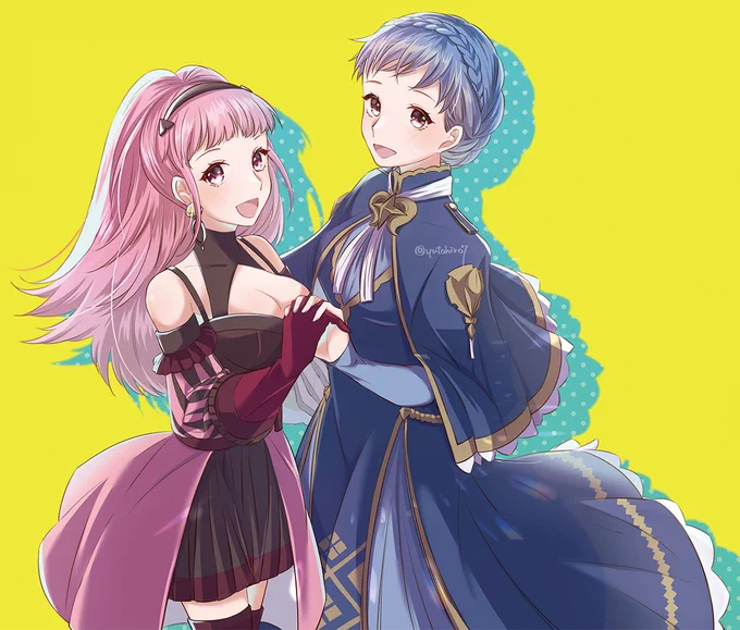 ヒルマリ。新刊表紙になる予定です 