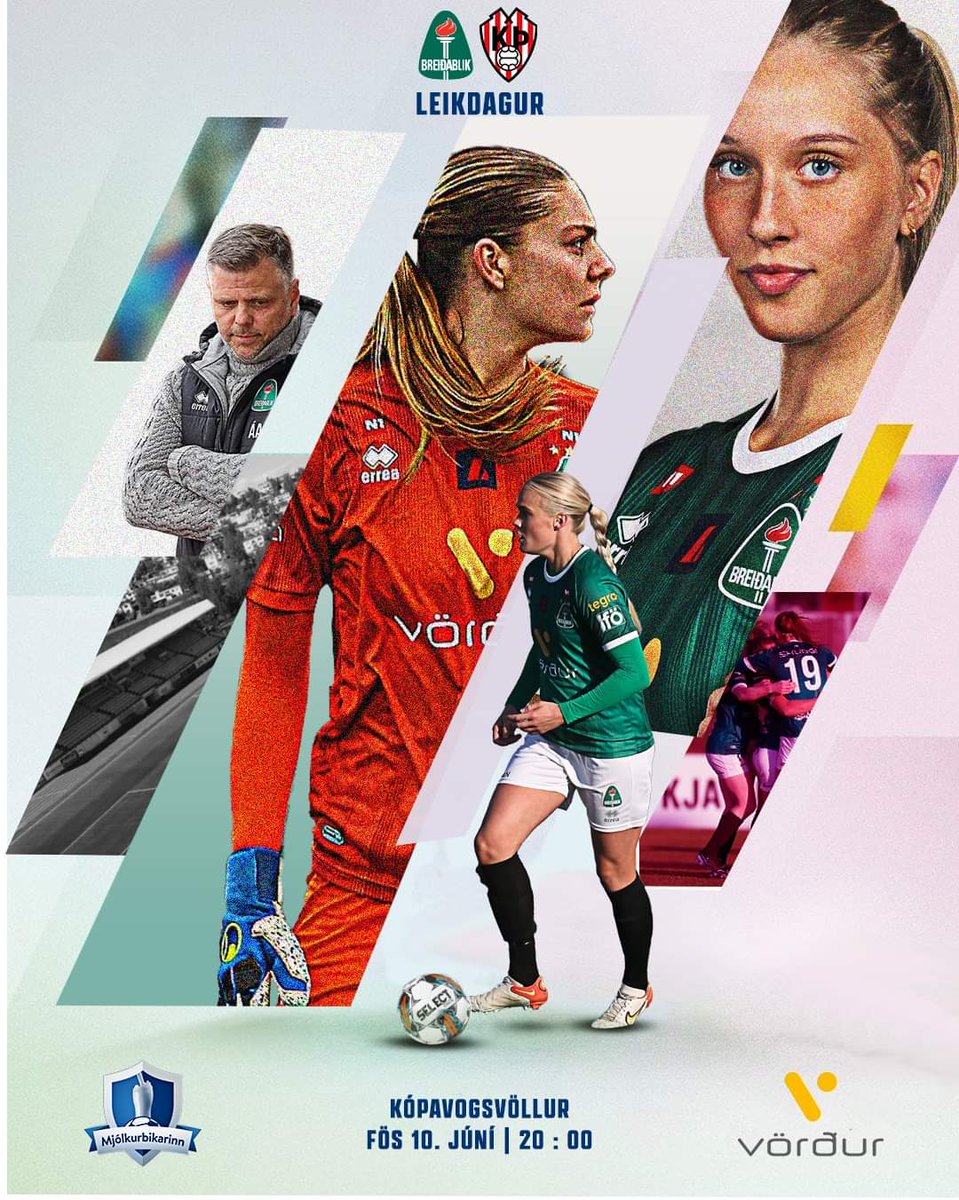 Stórleikur í kvöld á Kópavogsvelli í 8 liða úrslitum Mjólkurbikarsins 🥛

Liðin mættust í úrslitum Mjólkurbikarsins í fyrra og má búast við hörkuleik

Hvetjum Blika til að mæta á völlinn í kvöld og styðja stelpurnar til sigurs 💚
Tryggðu þinn miða í gegnum miðasöluappið Stubbur!