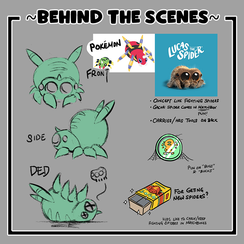 Here are some more preliminary concept designs of Spooder! 😍
#NFTs #NFTcommunity #GameFi #P2E #Polygon #Lunari #NFT #NFTdrops #Discord #playtoearn #PlayToEarnGame #NFTGiveaway #TalesOfLunaria