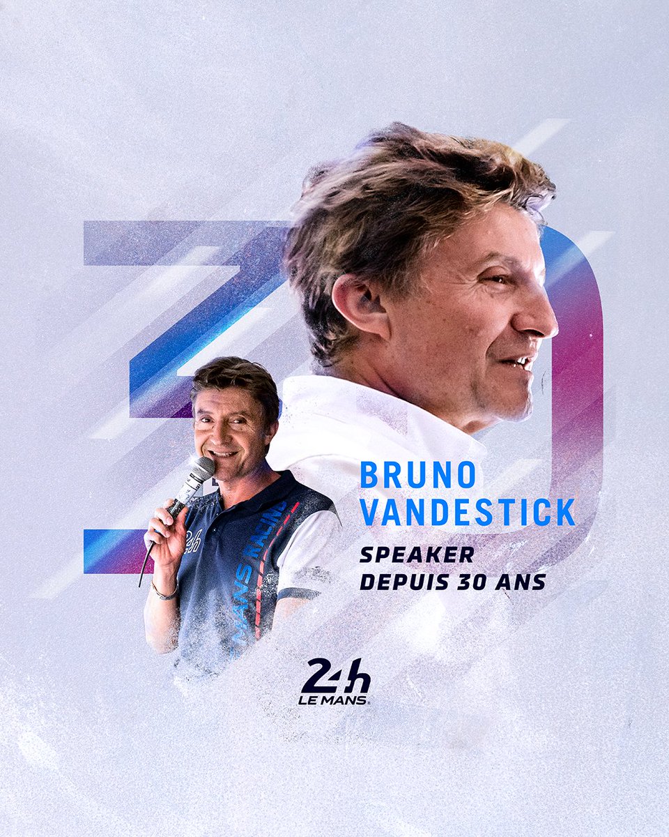 Let's celebrate <a href="/brunovandestick/">Bruno Vandestick</a> commenting his 30th edition of the <a href="/24hoursoflemans/">24 Hours of Le Mans</a>  !
Bruno, THANK YOU ! ❤️

#LeMans24