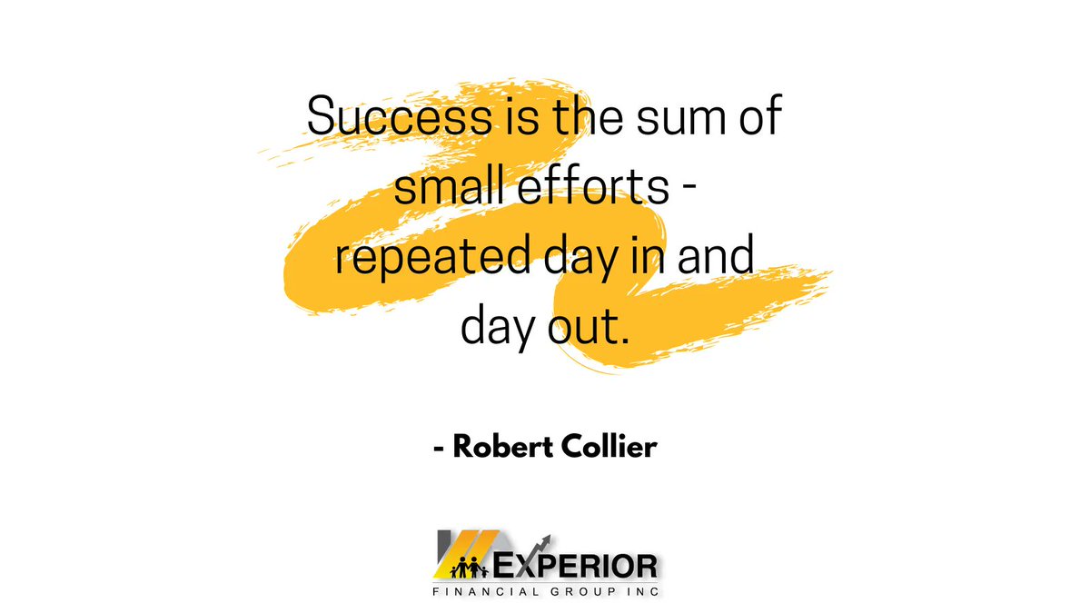 _Experior_'s tweet photo. Success is the sum of small efforts - repeated day in and day out.
You can do this! #roadto3000 #gotthree #success https://t.co/APTGG18NKX