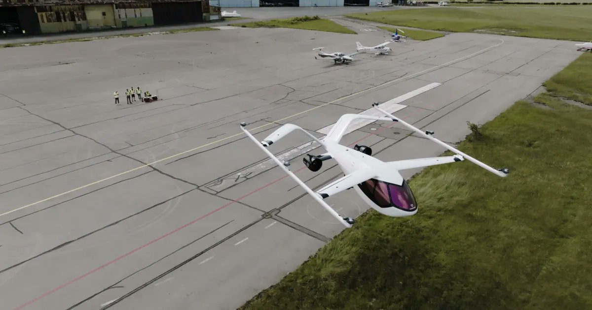 M4engineering's tweet photo. #IngenuityFriday: @volocopter confirmed its four-seat VoloConnect #eVTOL aircraft made its first test flight on May 20
First flight in #Munich lasted 2 minutes &amp; 14 seconds. It started developing the full-scale #prototype just 17 months ago@FutureFlightAIN
https://t.co/YgGfduMT49 https://t.co/210wggpVED