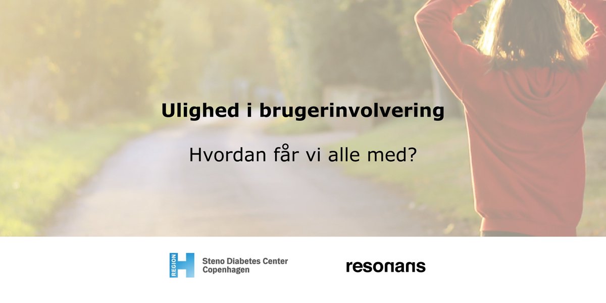 Brugerinvolvering - giver det mere lighed eller mere ULIGHED i sundhed? Bliver udsatte borgere hægtet af? Kom og deltag i debatten fredag, hvor professionelle og brugere diskuterer løsninger - sammen! folkemoedet.dk/events/2022/06… #fmdk @bjarnebruun