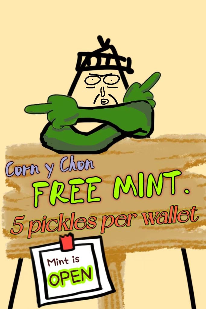 MoonClash_'s tweet image. M̾i̾n̾t̾ y̾o̾u̾r̾ f̾r̾e̾e̾ p̾i̾c̾k̾l̾e̾ n̾o̾w̾. C̾o̾r̾n̾ y̾ C̾h̾o̾n̾, t̾h̾a̾t̾&apos;s̾ s̾p̾a̾n̾i̾s̾h̾ f̾o̾r̾ C̾o̾r̾n̾ a̾n̾d̾ C̾h̾o̾n̾.
cornychon.degengame.io/#/