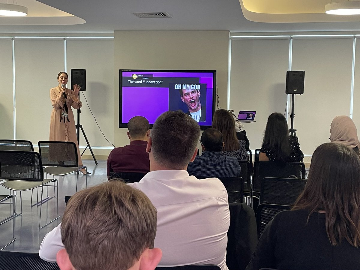 Innovation in Education presented by <a href="/OkalSamah/">Samah Okal</a> at <a href="/collabuae/">#CollabUAE</a> Teach Meet held at <a href="/GEMS_ME/">GEMS Education</a> WEK Al Khail 

What a superb discussion

#CollabUAE 🇦🇪 #CollabUAETM