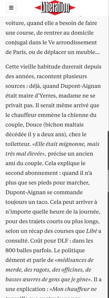 Comment dire…? Les bras m’en tombent. Les révélations de Libération sur certaines pratiques de Nicolas Dupont Aignan. Un article effarant. À lire pour se faire une opinion