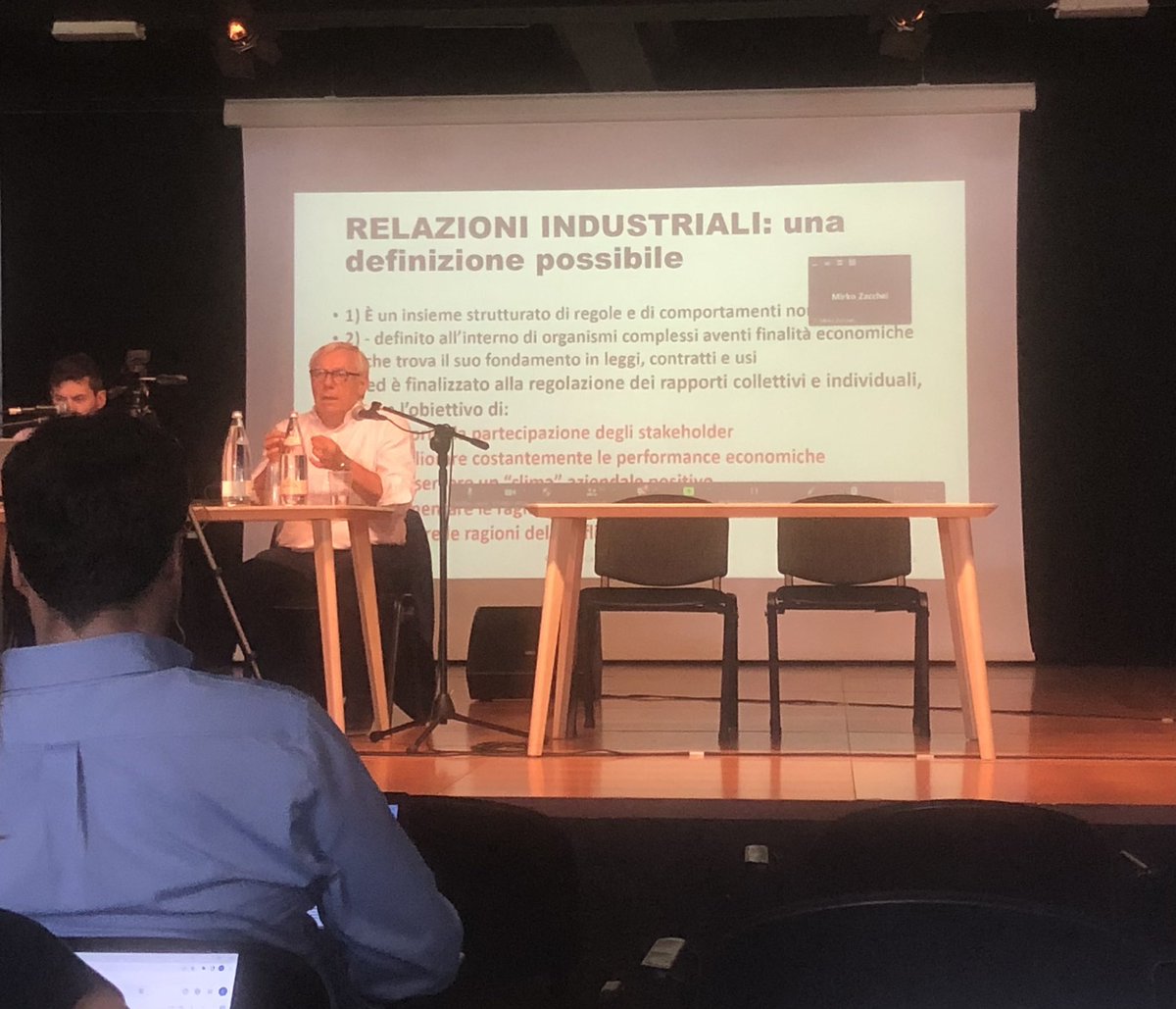Il dottor Giampietro Castano ci parla ora del ruolo delle #relazioni #industriali nella gestione istituzionale delle #crisi aziendali <a href="/AdaptHigherEd/">AdaptPHD</a>