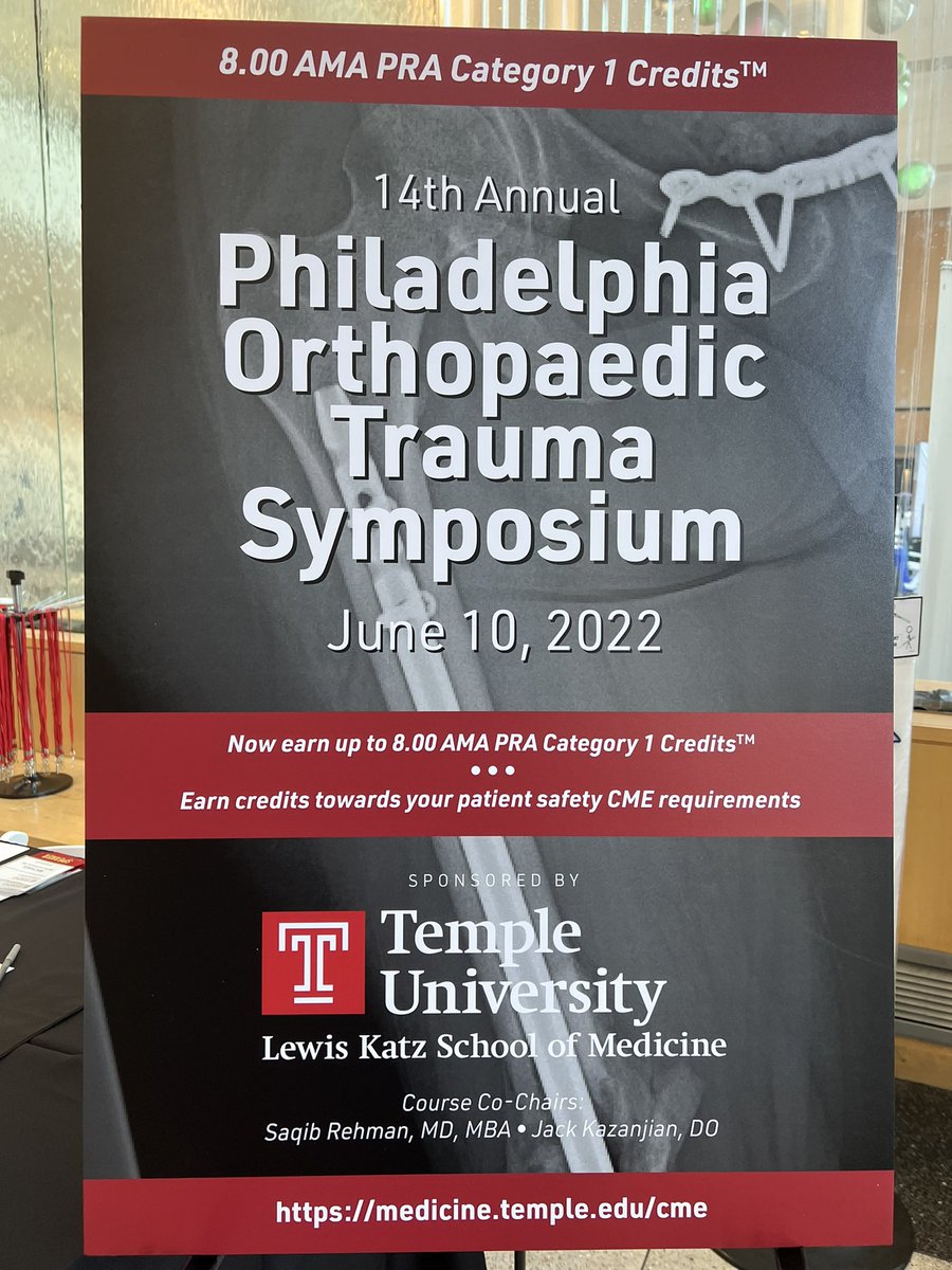Live event is back! The 14th Annual Orthopaedic Trauma Symposium is in full swing!!
