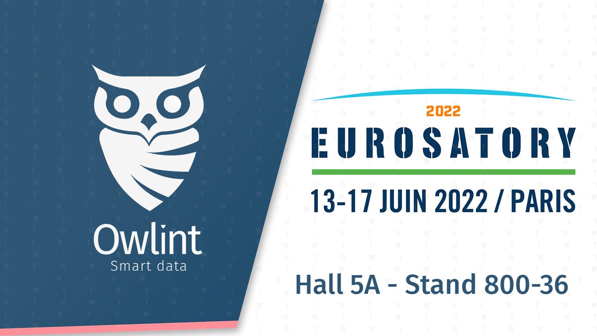owlint's tweet photo. Venez retrouver Marc, co-fondateur d'Owlint, et Steven, Directeur Commercial d'Owlint, à Eurosatory 2022, dès lundi 13 juin !
👉 Rendez-vous à l'espace Eurosatory Lab, Hall 5A, sur le stand n°800-36
📍Parc des Expositions de Villepinte

#eurosatory #startup #cybersecurite https://t.co/rpPe0gMKpv