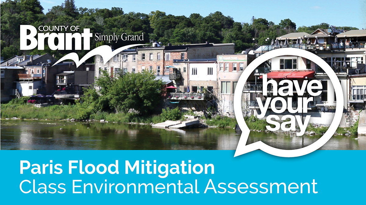BrantCommunity's tweet photo. Engage with us!  We want your feedback on the Paris Flood Risk Mitigation Master Plan.
The Plan is available for review until July 4, 2022. To learn more visit https://t.co/aIR6w5UC5t.
#EngageBrant https://t.co/qidO1aPdaJ