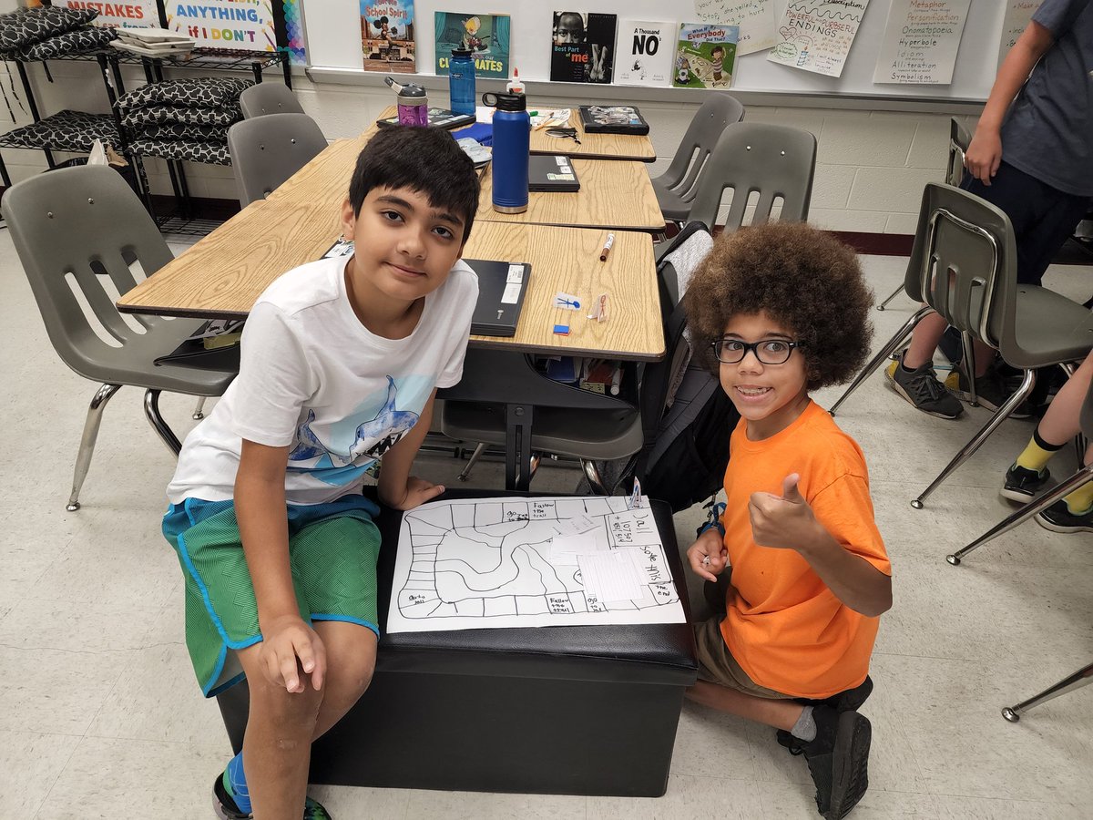 jewellclass's tweet photo. Time to play the Math board games that we worked so hard to create! #mathpbl #wearecreators @RoundHillES https://t.co/RA6Sxz5WAw