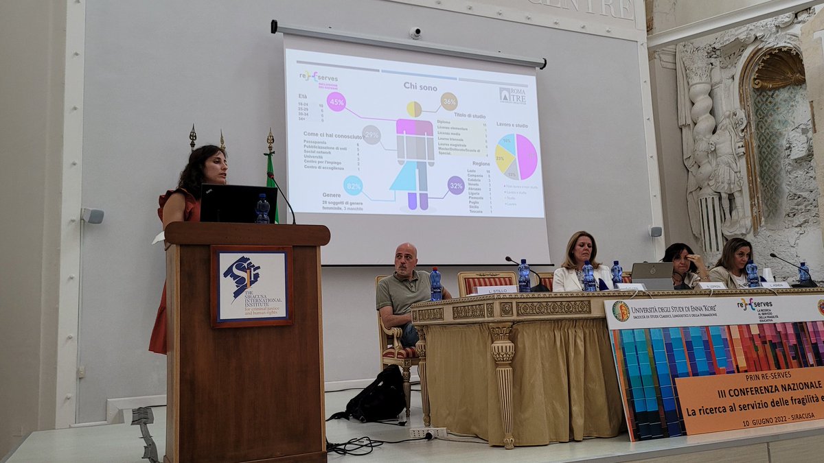 Lisa Stillo at PRIN #RE-SERVES re-serves.it/terza-conferen…