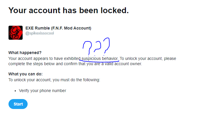 spikexissocool's tweet photo. twitter fucking locked my account for no reason https://t.co/PNLh99fk7n