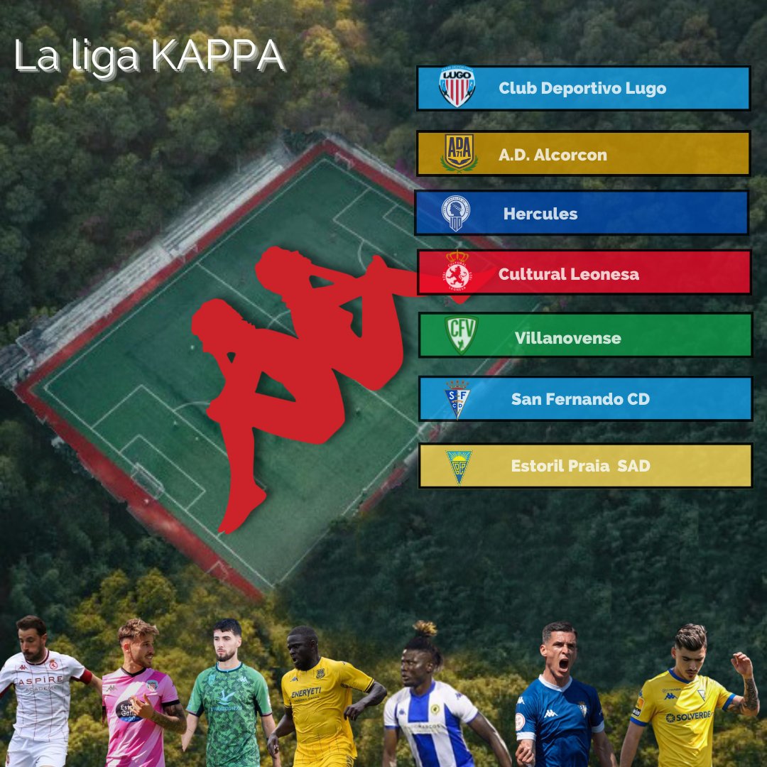 Kappa Iberia (@kappasport_es) on Twitter photo 👥 Tenemos a los clubes que van a participar en los #KAPPAFutbolAwards.
🏆 ¿Qué clubes ganarán más trofeos en los premios?
💪🏼Like y RT para apoyar a tu club favorito
<a href="/CDeportivoLugo/">Club Deportivo Lugo 🪓</a> <a href="/AD_Alcorcon/">A.D. Alcorcón</a> <a href="/cfhercules/">Hércules CF 💙🤍💯</a> <a href="/CyDLeonesa/">Cultural y Deportiva Leonesa</a> <a href="/cfvillanovense/">C.F. Villanovense</a> <a href="/SanFernando_CD/">San Fernando CD</a> <a href="/estorilpraiasad/">Estoril Praia SAD</a> 👥 Tenemos a los clubes que van a participar en los #KAPPAFutbolAwards.
🏆 ¿Qué clubes ganarán más trofeos en los premios?
💪🏼Like y RT para apoyar a tu club favorito
<a href="/CDeportivoLugo/">Club Deportivo Lugo 🪓</a> <a href="/AD_Alcorcon/">A.D. Alcorcón</a> <a href="/cfhercules/">Hércules CF 💙🤍💯</a> <a href="/CyDLeonesa/">Cultural y Deportiva Leonesa</a> <a href="/cfvillanovense/">C.F. Villanovense</a> <a href="/SanFernando_CD/">San Fernando CD</a> <a href="/estorilpraiasad/">Estoril Praia SAD</a>