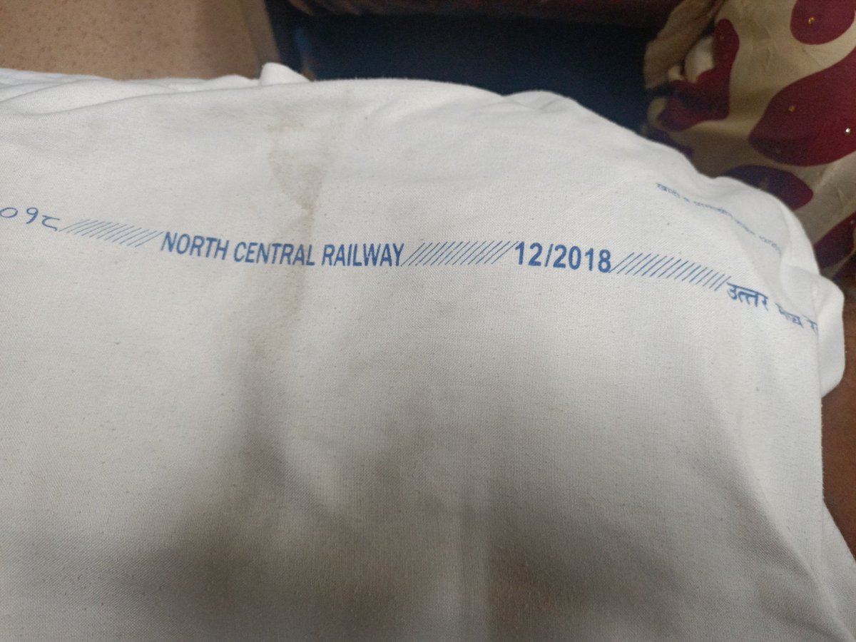 saurabh108intl's tweet image. Hello everyone my Indian friends. Traveling to Hapur from prayagraj. The bed roll manufactured in 2018 are being provided By Railway. 
Is it possible to reply satisfactory.
