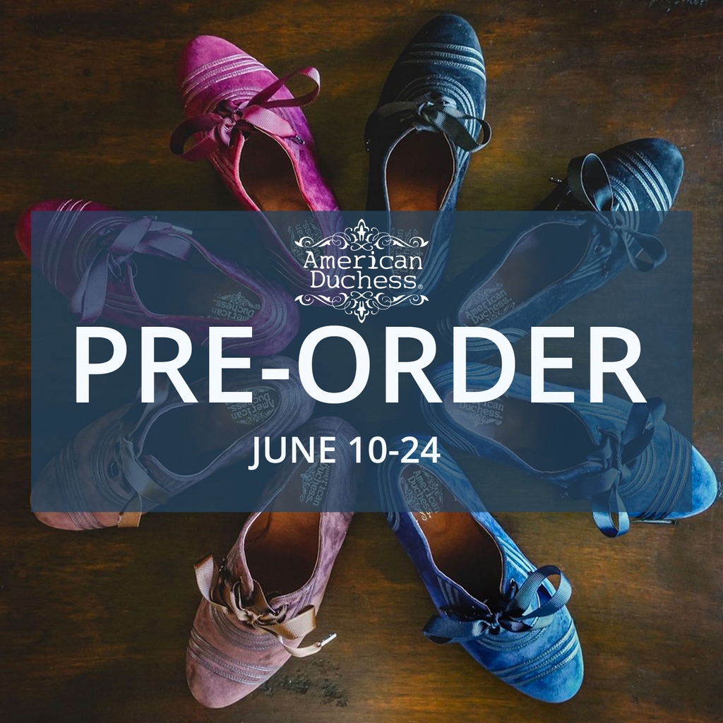 Jazz Standards pre-order is officially open! 5 styles are $20/€20 off with no cap on sizes or colors. 

Shop US: l8r.it/7oHU

Shop EU: l8r.it/AoRk

#AmericanDuchess #Shoes #VintageStyle #HistoricalCostuming #EdwardianStyle #VintageShoes #HistoricalShoes