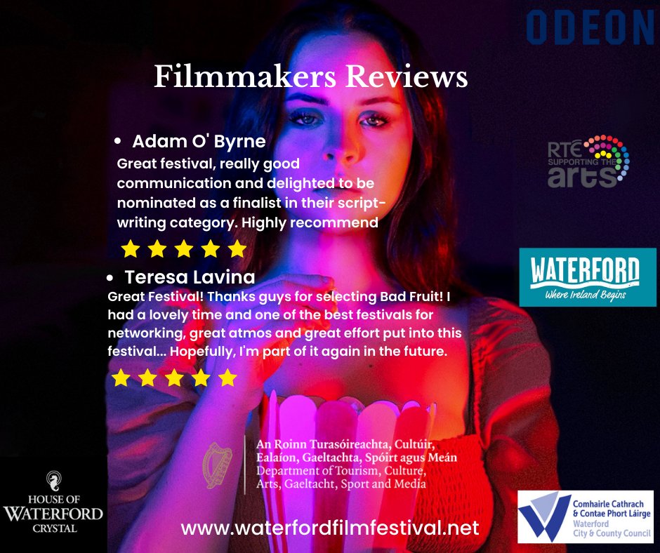 The Regular DEADLINE Is Only 1 Day Away!
Seeking SHORT FILMS, SHORT SCRIPTS &amp; CREATIVE PHOTOS
Enter directly on our site or on FilmFreeway
#RteSupportingtheArts