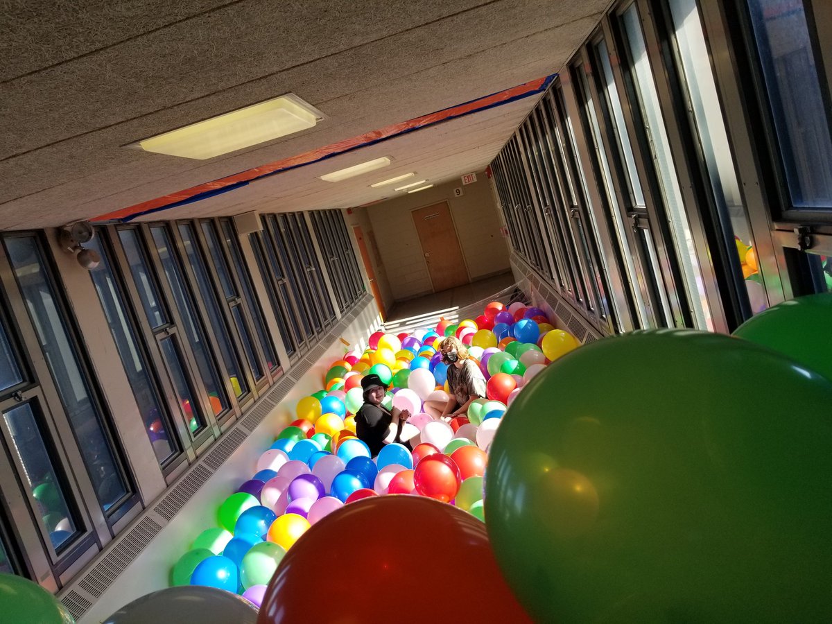 Bryan Wires (he/him) (@mr_wires) on Twitter photo The prank is on. #GradPrank2022 filled the bridge halls on the B and C floor with balloons! <a href="/Danforth_CTI/">DanforthCTI_Tweets</a> <a href="/tdsb/">Toronto District School Board</a> The prank is on. #GradPrank2022 filled the bridge halls on the B and C floor with balloons! <a href="/Danforth_CTI/">DanforthCTI_Tweets</a> <a href="/tdsb/">Toronto District School Board</a>