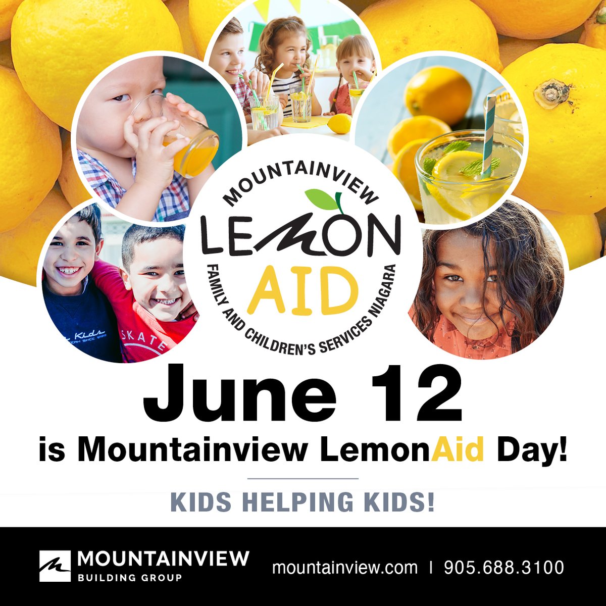 MountainviewHms's tweet photo. This Sunday is Mountainview LemonAID Day! If youโre out & about in the Niagara area, stop for a glass of lemonade at a LemonAID stand and help us send kids to "Summer Smiles" camp this summer! To donate online: https://t.co/yXRuo9bCwO
@FACSNiagaraFdn #LemonAIDDay #niagara https://t.co/4R3dDEUsDn