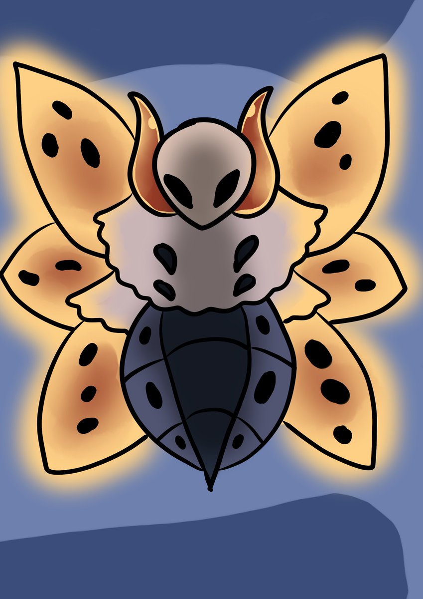 Volcarona in the style of Hollow Knight #HollowKnight #Volcarona #Pokemon