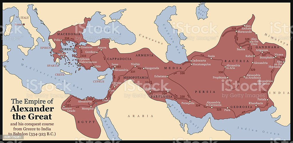 Un día como como hoy se estima la muerte, de forma misteriosa, de uno de los genios militares más grandes de la historia:

"Alejandro Magno"

Su imperio abarcaba de Macedonia hasta la India, fundó la dinastía Ptolemáica en Egipto y según varios autores estuvo invicto en batalla.