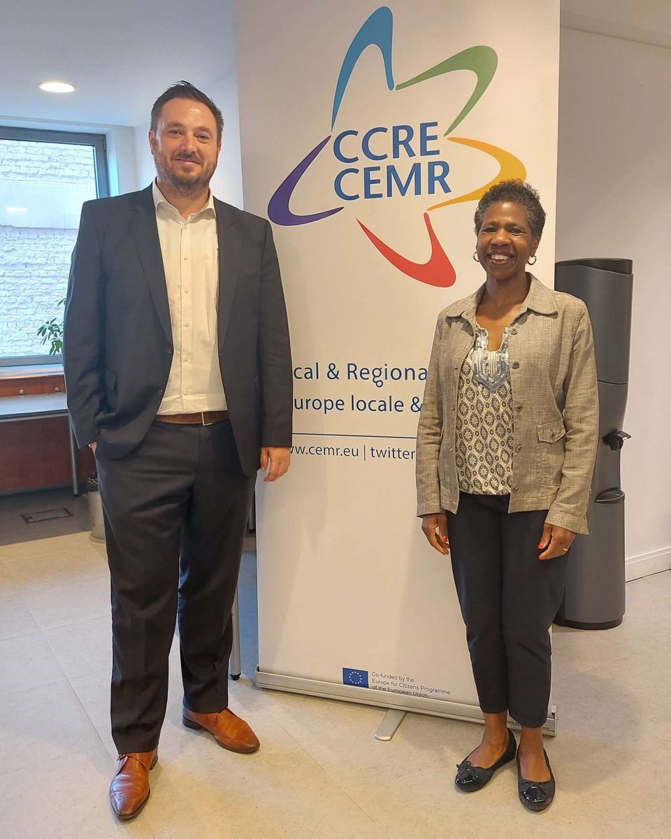 CThomas_bxl's tweet photo. What a pleasure it was meeting @RutgerDeReu, our Spokesperson on Governance, at the office today! After 2 years of on-line meetings, was a valuable opportunity for an update in person, on @CCRECEMR priorities and activities!😊👏🏼 https://t.co/4V6UvZMhCW