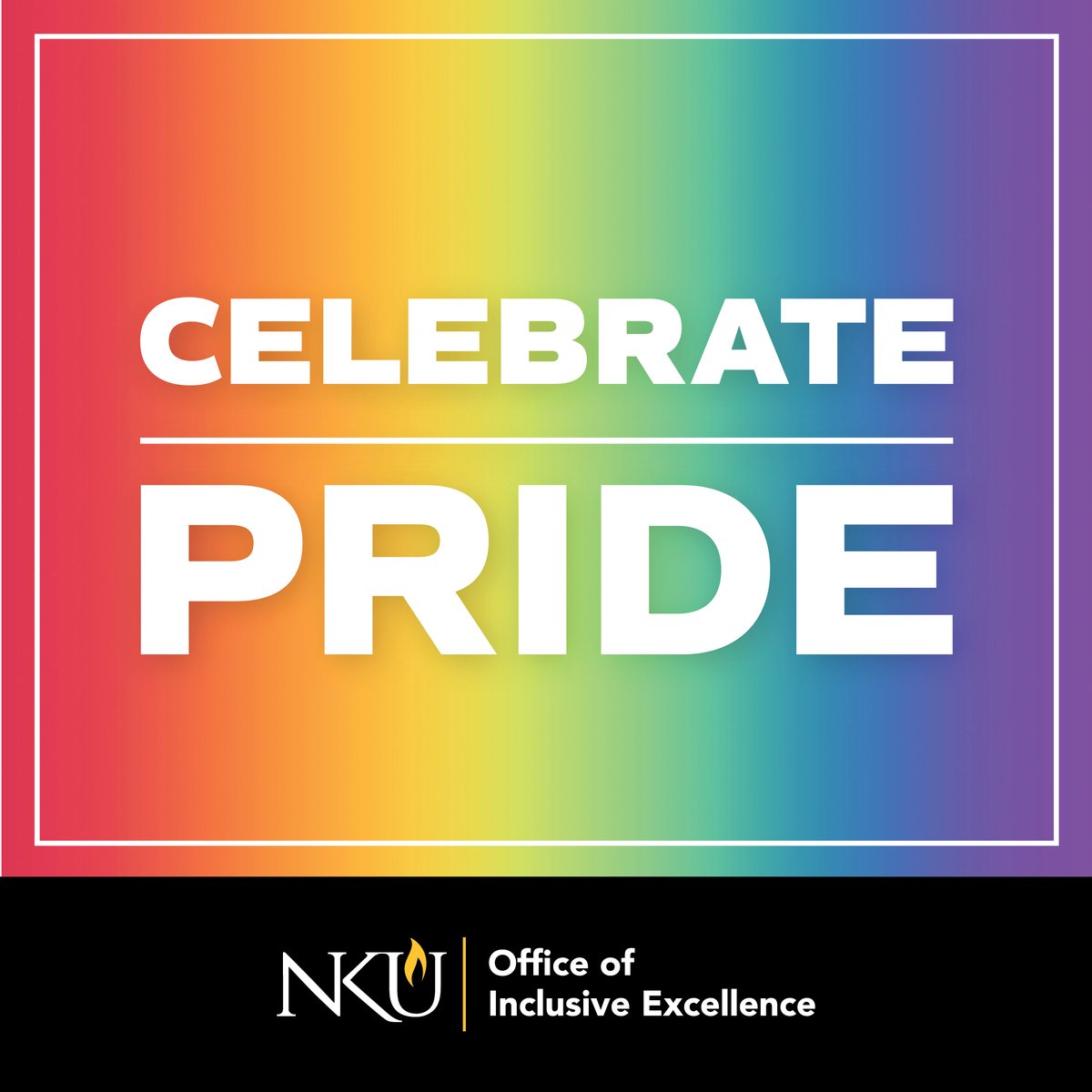 At Northern Kentucky University we are excited to celebrate Pride Month!  We recognize and value the contributions of the LGBTQA+ community.