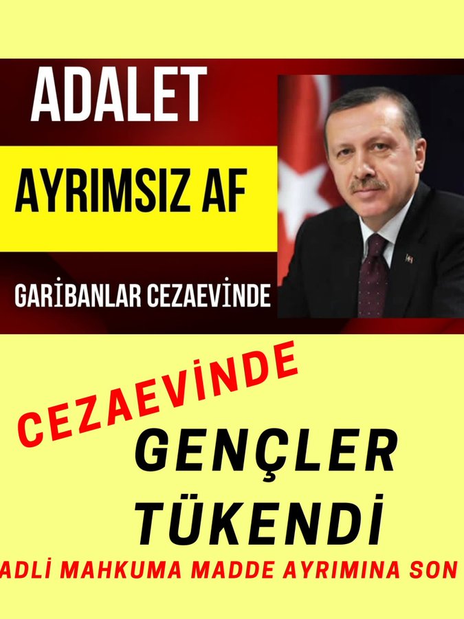 #RTErdogan #Cumhurbaşkanı Cezaevlerinde binlerce insan
Yanlış yargılama sonucu
Çok yüksek cezalar aldılar
Adil yargılamada %52.1 hak ihlalleri var
Yeniden yargılama yoluda açılmıyorsa
O halde milyonlar adına AF İSTİYORUZ