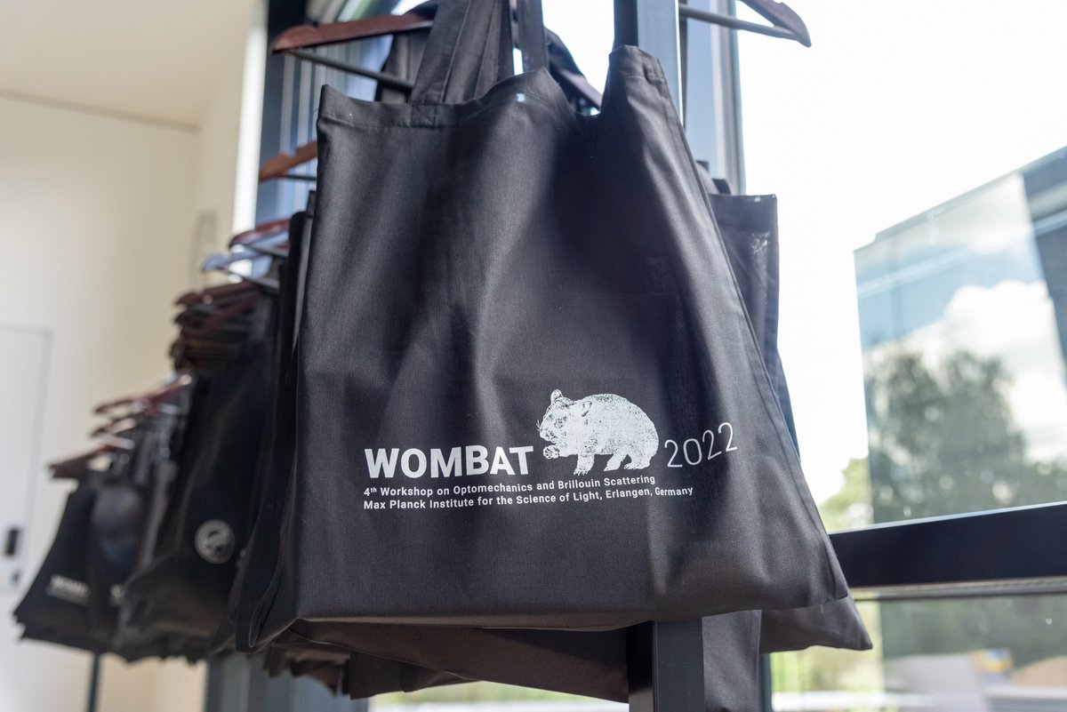Max Planck Institute for the Science of Light (@mpi_light) on Twitter photo Reminder: The 4th Workshop on Optomechanics and Brillouin Scattering (WOMBAT) will be held NEXT WEEK from the 14th - 17th of June at the <a href="/MPI_Light/">Max Planck Institute for the Science of Light</a> in Erlangen.
After a virtual workshop in 2021 due to COVID-19, this year we are looking forward to seeing everyone in person again! Reminder: The 4th Workshop on Optomechanics and Brillouin Scattering (WOMBAT) will be held NEXT WEEK from the 14th - 17th of June at the <a href="/MPI_Light/">Max Planck Institute for the Science of Light</a> in Erlangen.
After a virtual workshop in 2021 due to COVID-19, this year we are looking forward to seeing everyone in person again!