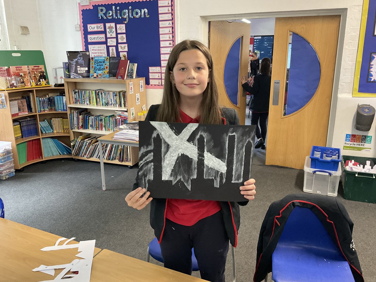 In #year6 Hazel, we have been learning about WW2. In art, we created, 'Blitz Skylines' using chalk and some tricky techniques.