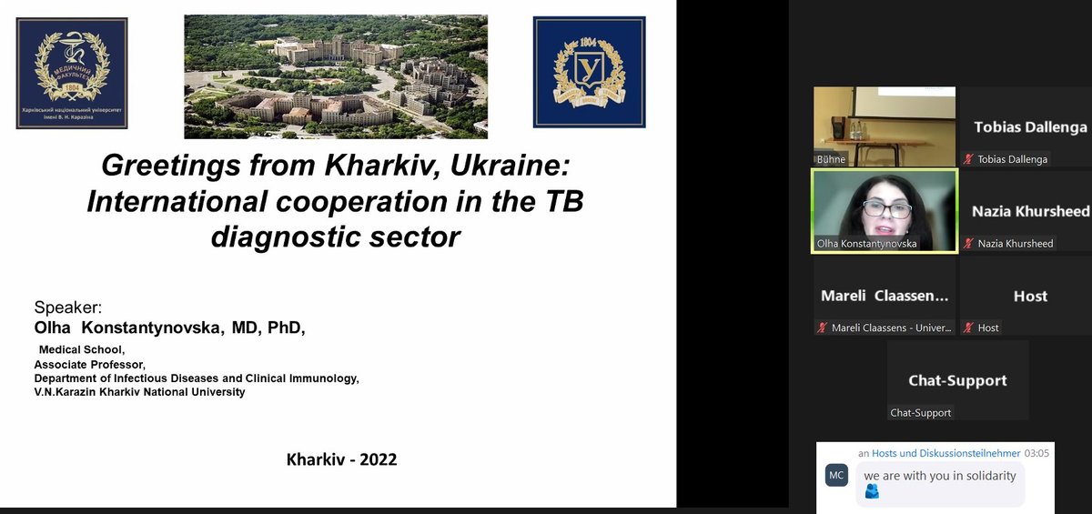 Absolutely remarkable what our colleagues in Ukraine accomplish day by day in bombed out hospitals. Presented at the symposium 'Diagnistic mycobacteriology: the path to 2030' at the Research Center Borstel @FZBorstel