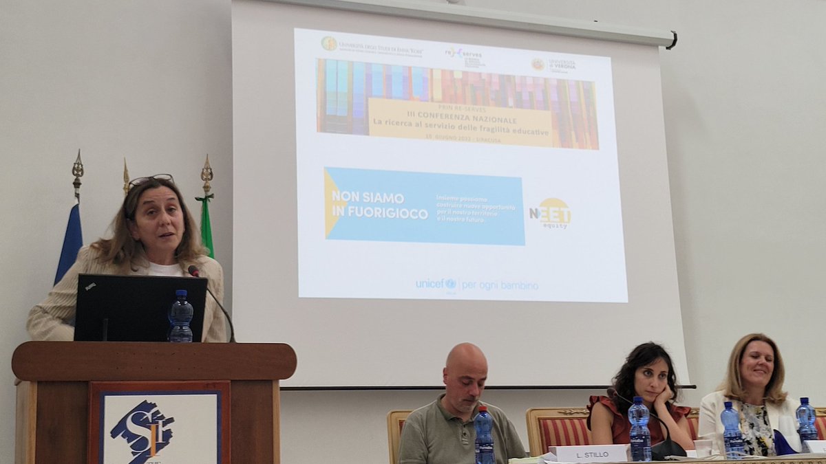 Virginia Meo <a href="/UNICEF_Italia/">UNICEF Italia</a> al PRIN RE-SERVES #Reserves re-serves.it/terza-conferen… meet.uniroma3.it <a href="/UnivRoma3/">Università Roma Tre</a>