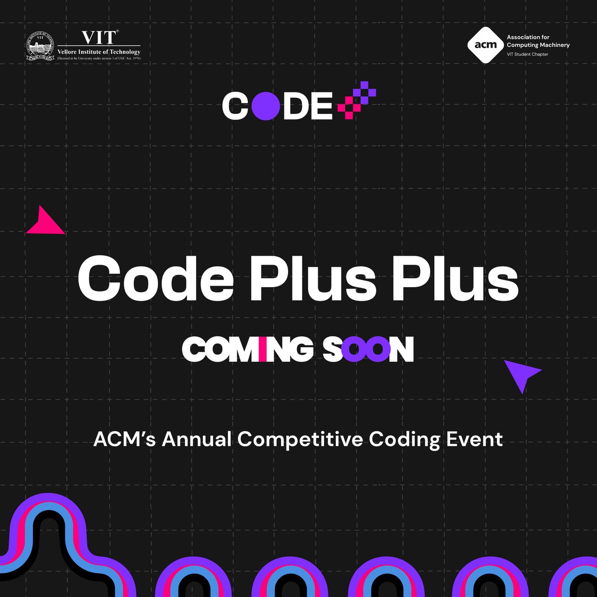 ACM_VIT's tweet image. Coming soon.

#acm #acmvit #cpp #vit #coding