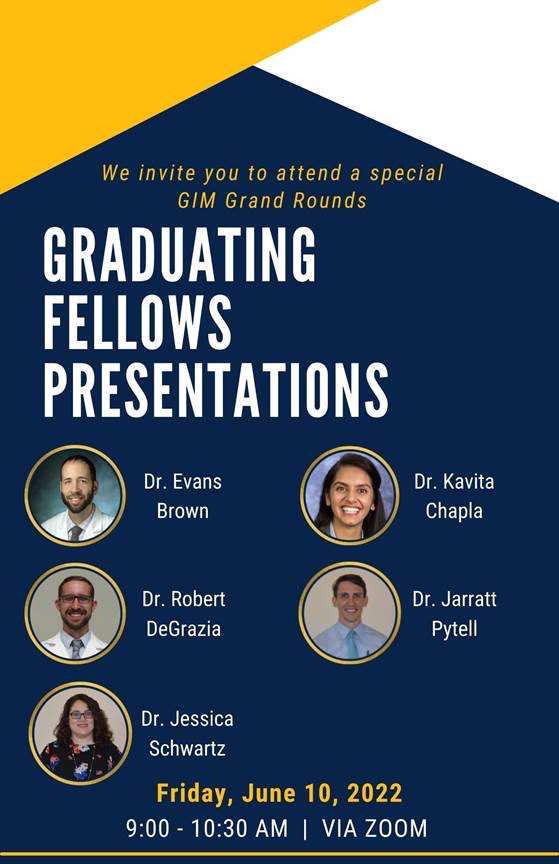 So excited to hear from our graduating fellows today!!