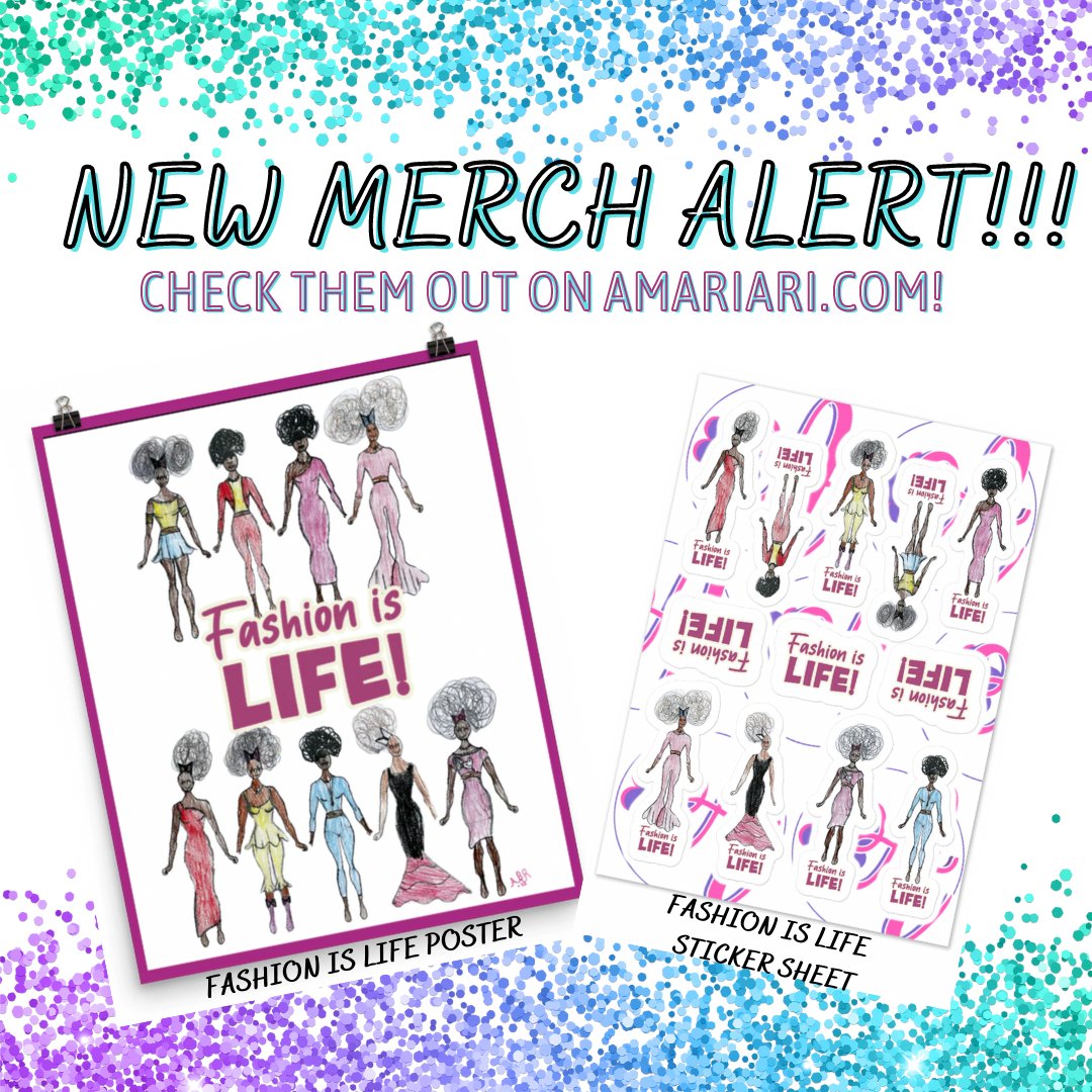 Check out our new merch that launches TODAY!! Ari did an amazing job with this!!

AmariAri.com 

#blackgirlentrepreneur #blackdesigners #blackgirldesigner #blackgirlmagic #blackownedbusiness #blackexcellence #blackwomen #blackgirlscode #blackpodcaster #casting #webdmg