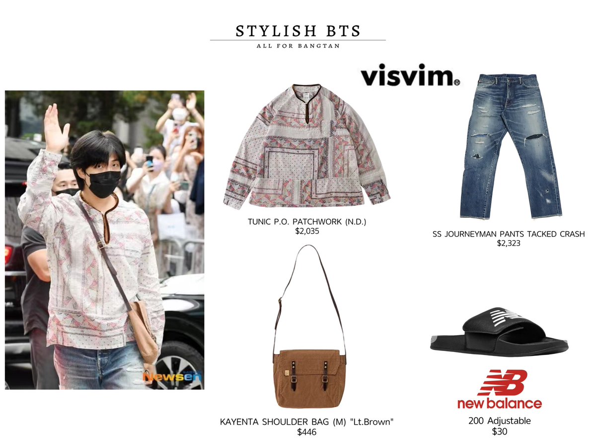 Stylish·BTS on X: 220610 #BTS Arriving at KBS for Music Bank Pre-recording  pt.1 #JIN #SUGA #JHOPE #RM Louis Vuitton，Wooyoungmi，Gucci，Our Legacy，Van  Cleef&Arpels，Visvim，New Balance #방탄소년단 #M