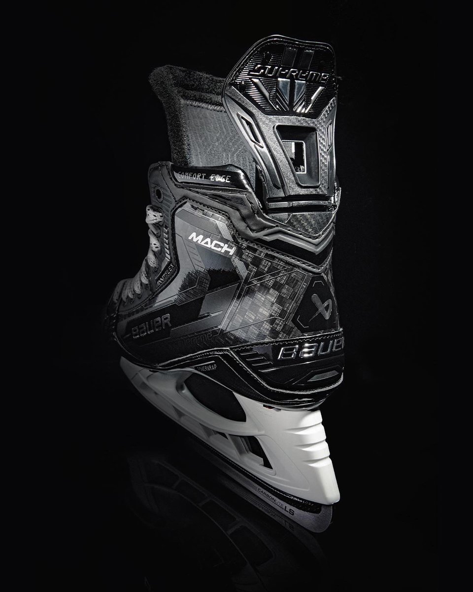 BauerHockey's tweet photo. Welcome to the next generation of power.

Take a first look at the new SUPREME MACH Skates, engineered for maximum energy out of each stride so you can powerfully attack the puck. Coming soon, but you can order your custom pair now at a local #MyBAUER retailer. https://t.co/JIdaolp7j7