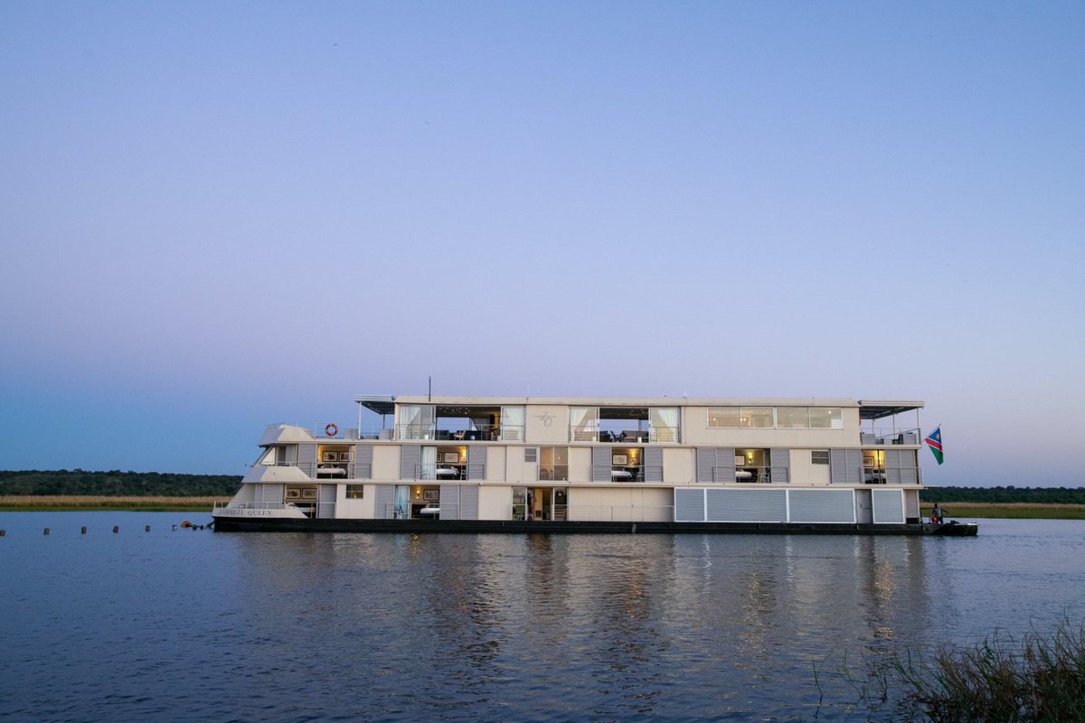 ZQCollection's tweet image. Ready to capture spectacular memories that will last a lifetime? 

Book your all-inclusive river safari holiday aboard the elegant Zambezi Queen, &amp;amp; save 60%! We’re offering a once-off last-minute special on selected departure dates in June &amp;amp; July 2022.

👉 bit.ly/3Q72kU6