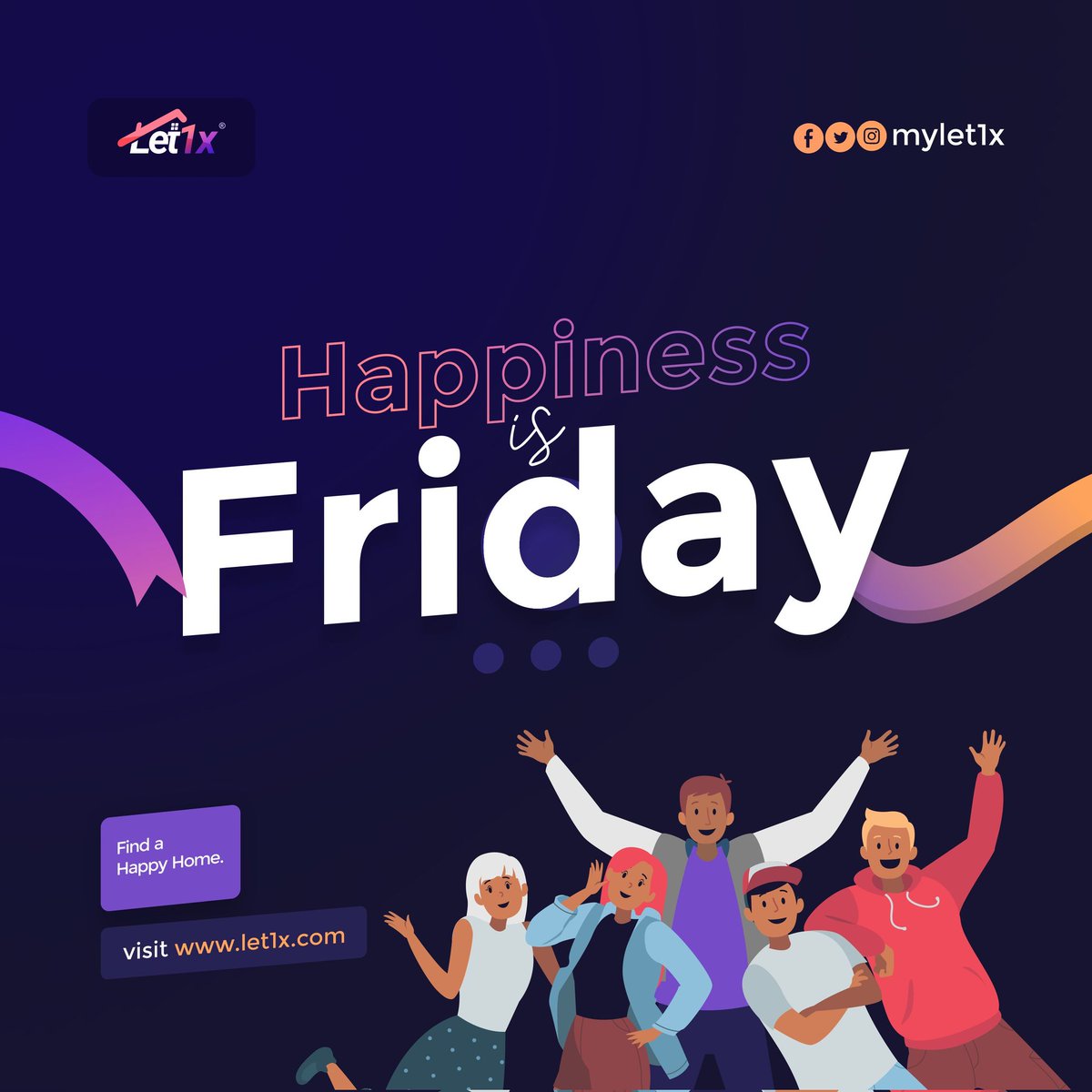 MyLet1x's tweet photo. Thank God it’s Friday!!!
Be Yourself and stay Happy always

#tgif
#realestate
#realestateabuja 
#GetYourPVC 
#NationalShutdown https://t.co/l6rq2OsPUX