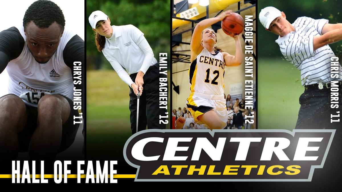CentreAthletics's tweet photo. We're excited to announce that 4️⃣ Colonels will be inducted to the Centre Athletics Hall of Fame this year! 🥳 #RollKerns
https://t.co/f3gZhQoNcS https://t.co/ZBYDwgRw7y