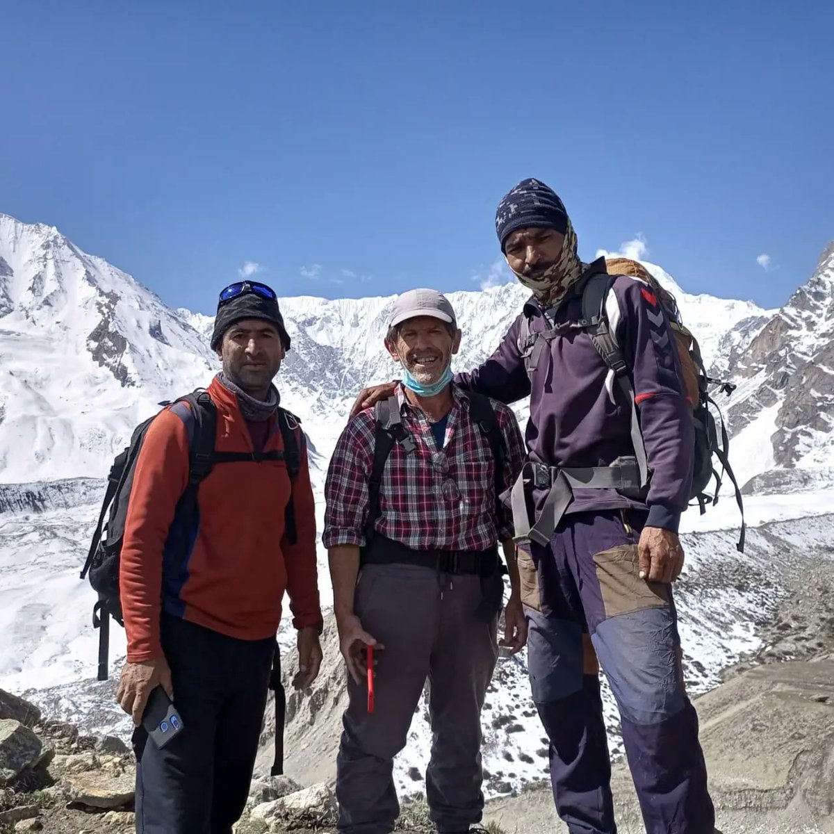 Losthorizontrek's tweet photo. In route to Mazeno Pass! https://t.co/uS517enzY1