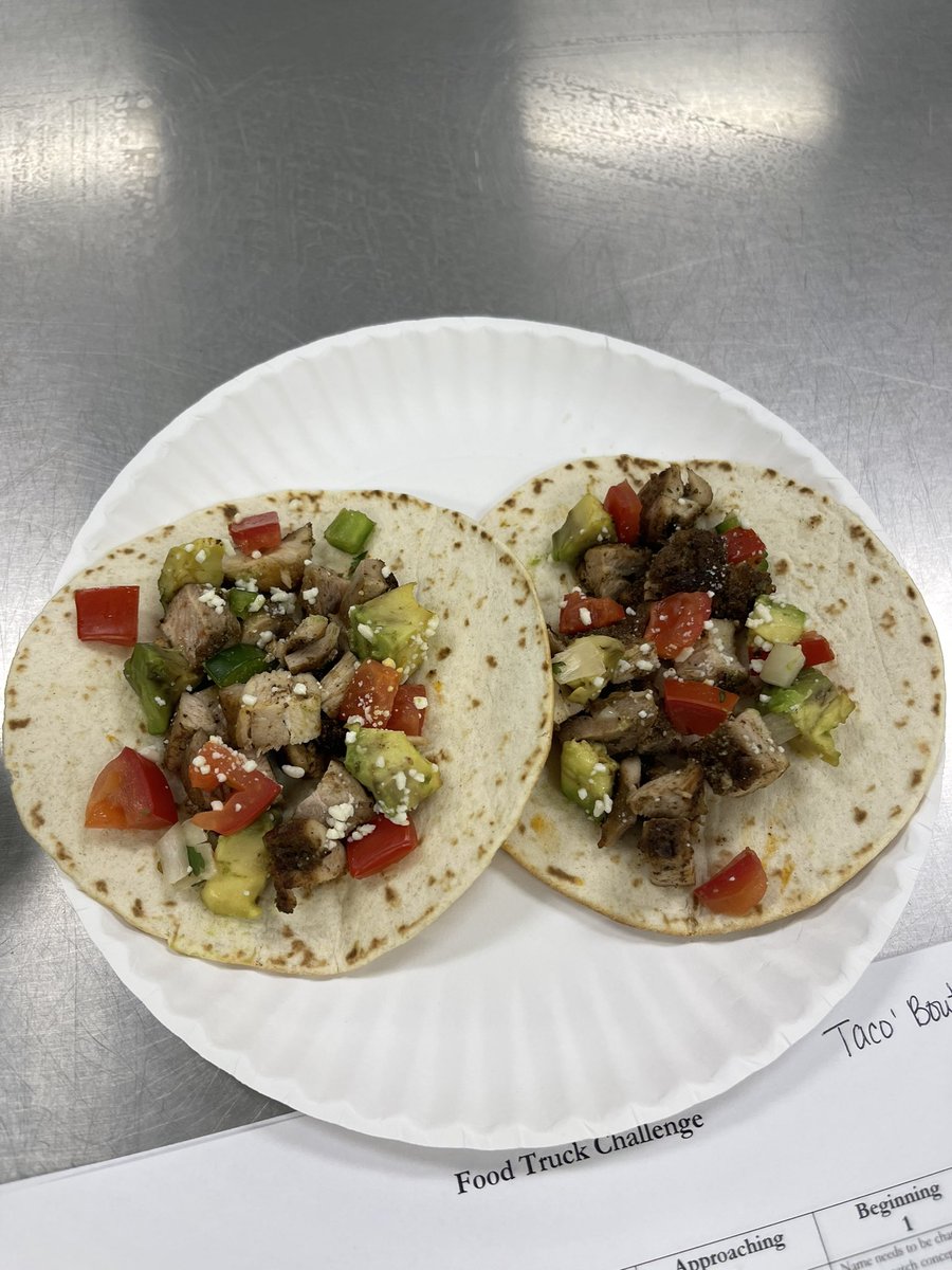 msjenpatterson's tweet photo. Such good presentations (and food!) this morning from the @hcpss_hohs culinary class! https://t.co/cIlMESOHv3