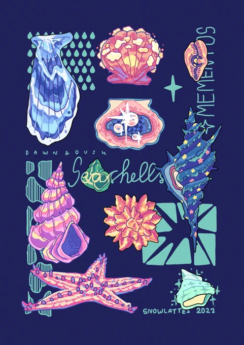 seashells 🌊🐚✨ 