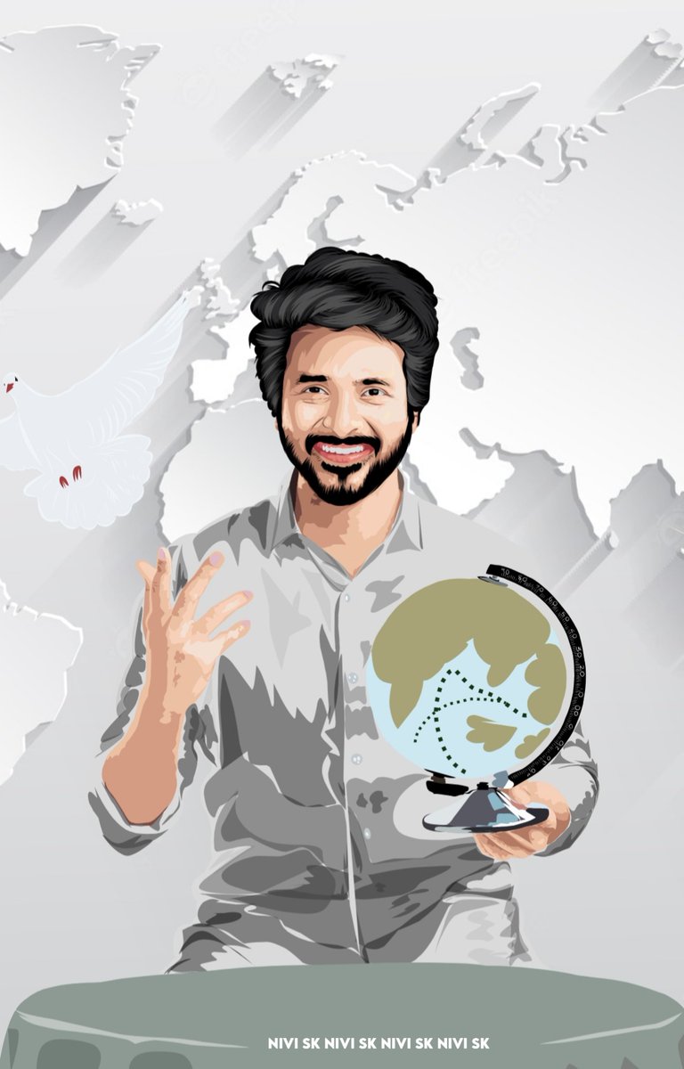 Nive_athlete's tweet photo. "Prince" 🤍🕊️

         Vector Art Of Mine 🖤✨... 

Our #Prince @Siva_Kartikeyan Anna ✍️ @anudeepfilm @thamam @SVCLLP @SureshProdns @ShanthiTalkies 

#PrinceFirstLook #Ayalaan https://t.co/B7bZKTyraP