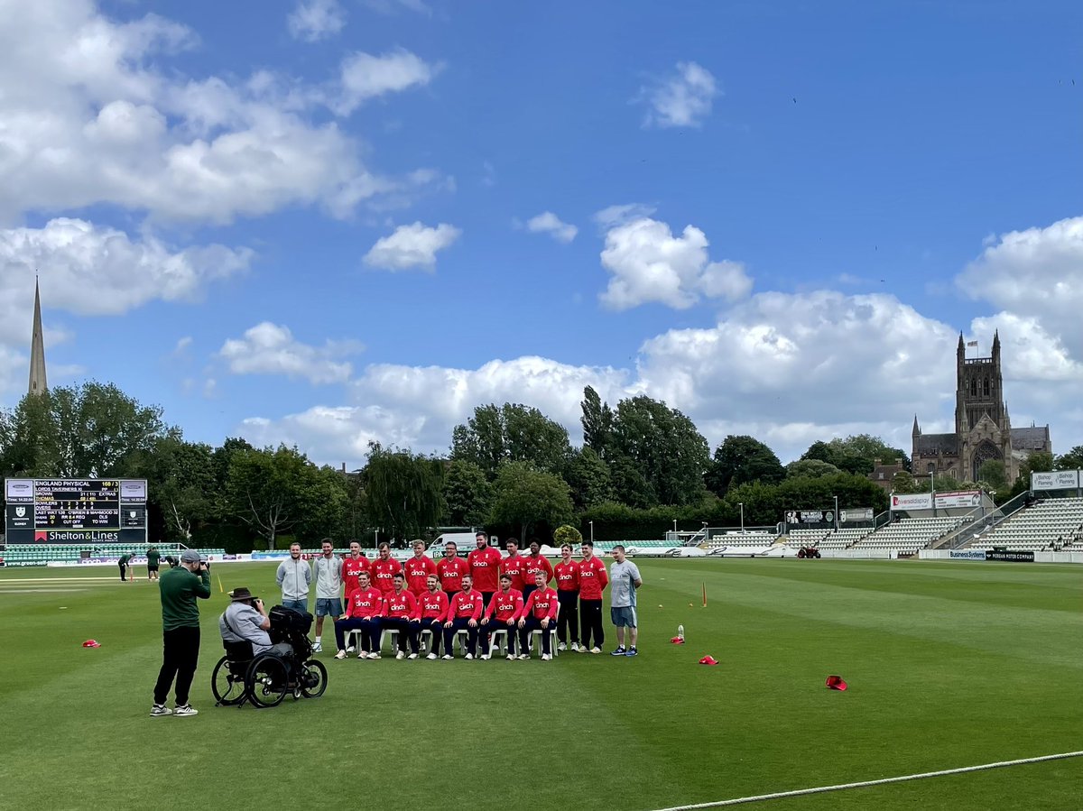 SpiritExecutiv1's tweet image. Thanks to @worcester_uni for the invite to the launch of the IICEC &amp;amp; Lords Taverners v England Physical Disability match today with the wonderful Worcester backdrop🏏☀️