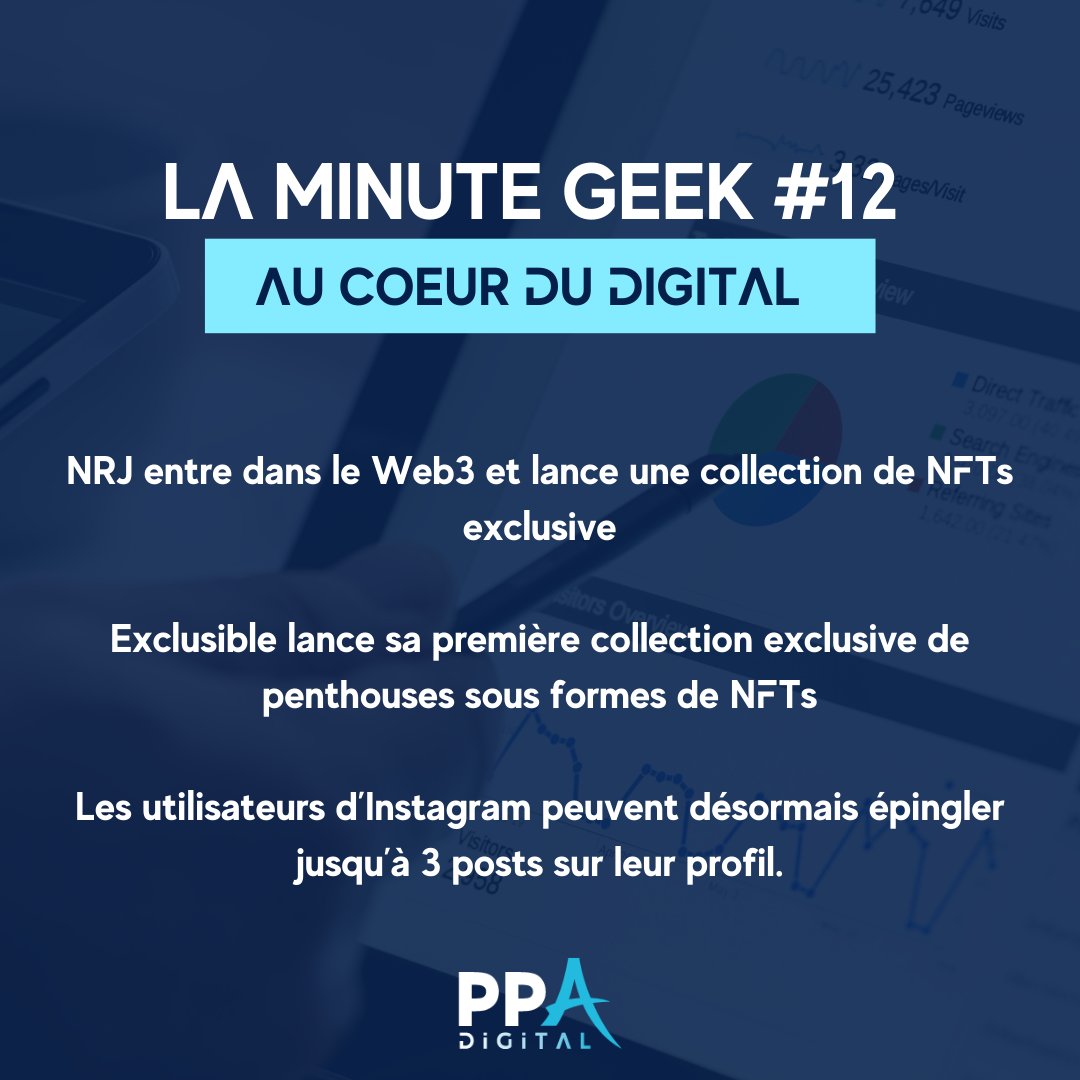 PPADigitalFr's tweet photo. Comme chaque vendredi, c'est l'heure de la minute Geek ! Votre rendez-vous avec l'actualité digitale !
Au programme 👉 Linkedin, e-santé, blockchain...
#PPADIGITAL #bedigital #actu #digital https://t.co/z6XhSfS2cO
