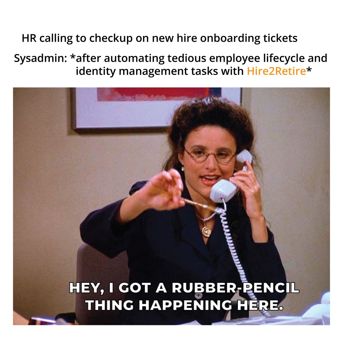 bramhg's tweet image. Sysadmin&apos;s to-do list; all CLEAR! ✏️
Thanks to Hire2Retire employee lifecycle and identity management solution

#RoboQ #Hire2Retire #HRIStoAD #seinfield #integration  #automation